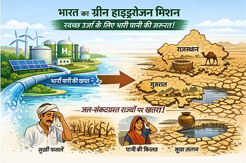 राष्ट्रीय ग्रीन हाइड्रोजन मिशन के माध्यम से भारत सरकार का उद्देश्य है कि वर्ष 2030 तक देश ग्रीन हाइड्रोजन के उत्पादन, उसके व्यापक उपयोग और निर्यात के क्षेत्र में दुनिया के प्रमुख केंद्रों में शामिल हो।