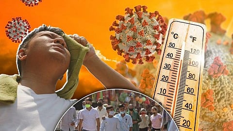 UP में गर्मी का कहर,PC- इंडिया पोस्ट