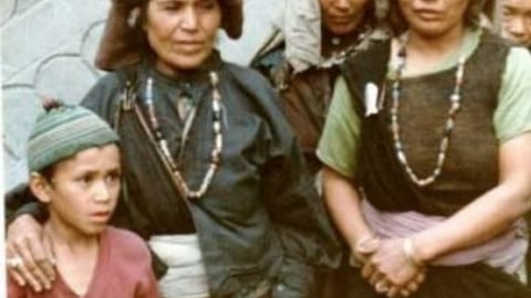 गौरा देवी अस्कोट अभियन 84 के दौरान अपने घर में,फोटो साभार- शेखर पाठक