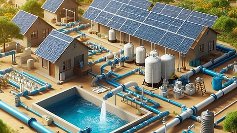 अभिनव तकनीक का उपयोग करते हुए सौर ऊर्जा आधारित जल आपूर्ति