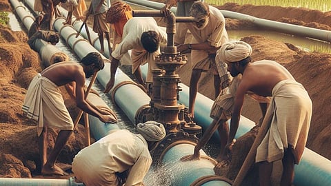 सिंचाई की पारंपरिक विधि में तकनीक और कानून की स्थिति