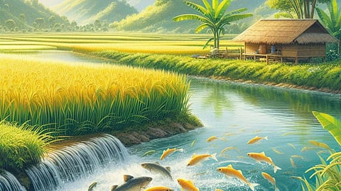 धान संग मछली पालन