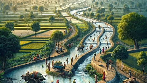 पारम्परिक आहर-पईन जल प्रबन्धन प्रणाली