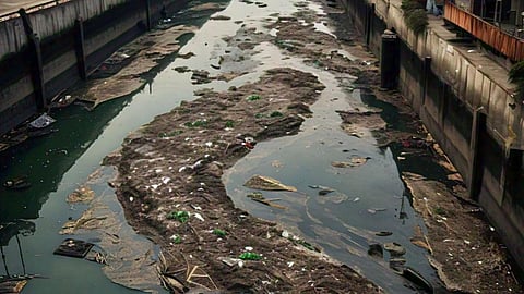 पांडू नदी प्रदूषण