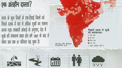 यह सूखा नहीं, गलत नीतियों का परिणाम है