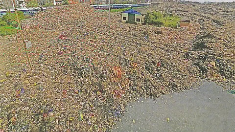भोपाल के भानपुरा गाँव स्थित कचरे की खेती