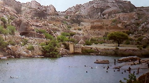 दक्षिण कर्नाटक का एक तालाब