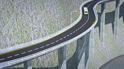 All weather road project