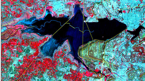 Bhopal tal satellite image