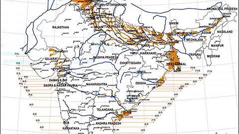 बाढ़ प्रभावित क्षेत्र, साभार - यान्गशु मोहक, orfonline.org