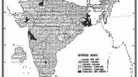 भारत जनसंख्या का वितरण