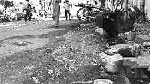 खंडवा शहर की एक निम्न आय वाली बस्ती