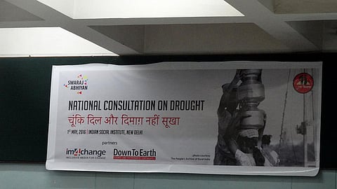 दिल्ली में सूखे पर पानीदार चर्चा