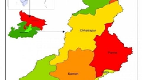 भारत की केन नदी बेसिन की स्थिति