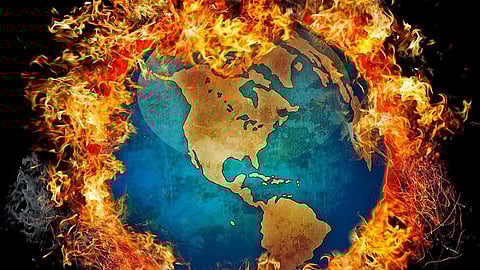 गर्म हो रही पृथ्वी