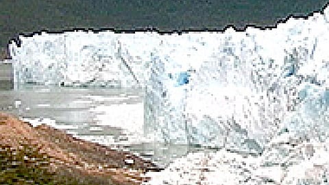 पिघलते ग्लेशियर