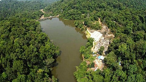 पश्चिमी घाट में स्थित एक लघु जलविद्युत परियोजना