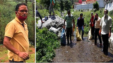 जगदीश ने नाला बन चुकी शिप्रा नदी को किया साफ, ढूंढ़ा उद्गम स्थल