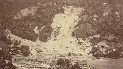 1880 का विनाशकारी भू-स्खलन