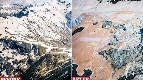 ऑस्ट्रेलिया की आग से बदल रहा न्यूजीलैंड के ग्लेशियरों का रंग