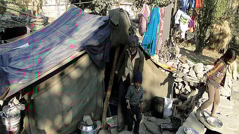 people inhabiting in tent