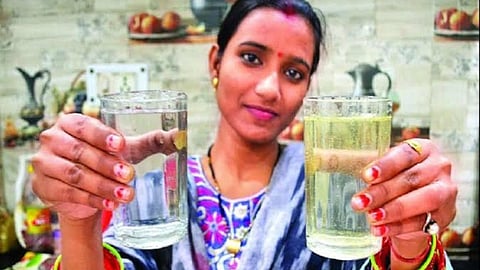 दिल्ली का पानी भी पीने लायक नही