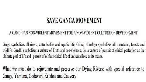 save Ganga movement