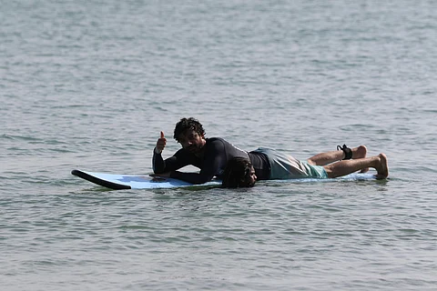 Priyanshu Painyuli goes surfing in Sri Lanka: Inside the actor’s beach getaway