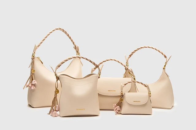 Vanilla-toned handbag from Miraggio’s ice cream-themed summer collection.