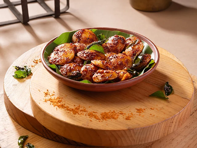 Chilli garlic podi idli