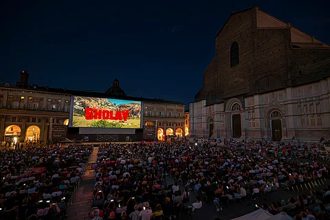 The screening marked the 50th anniversary of Sholay