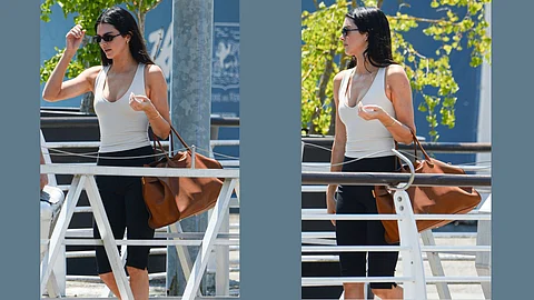 Kendall Jenner’s oversized travel tote is the real winner from the Bezos' wedding weekend