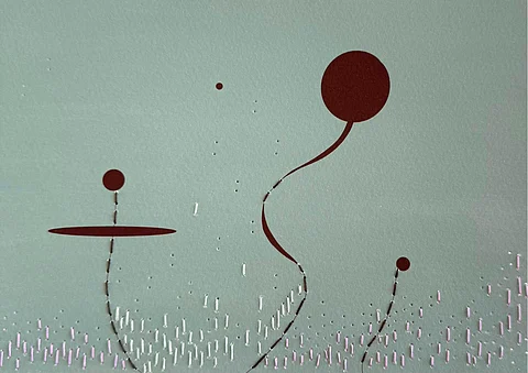 One of the works of Haneen Almoosawi that will be displayed at the exhibition