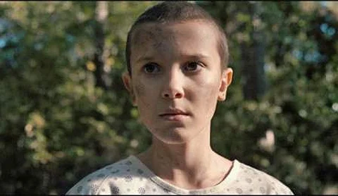 Eleven in Stranger Things