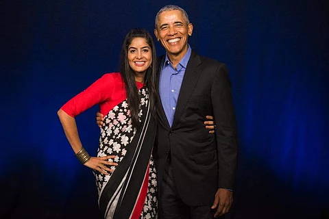 Indian YouTuber 'Rickshawali' Anisha Dixit has meet-and-greet with Barack Obama