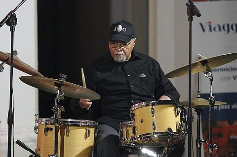 Drummer Jimmy Cobb (Giuseppe Iazzolino via AP)