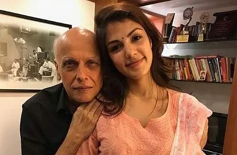 Mahesh Bhatt & Rhea (IANS)