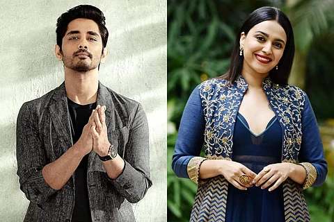 Actor Siddharth says ‘Hindi speaking junta’ calls him ‘south ka Swara Bhasker’