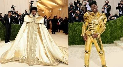 Met Gala 2021: Lil Nas X flaunted an all-gold three-in-one Versace look