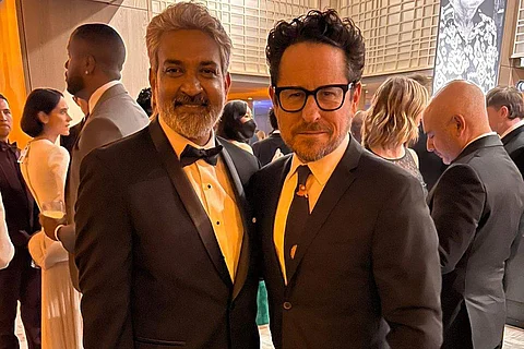 SS Rajamouli meets Star Wars director JJ Abrams at the Governer’s Award Ceremony in LA