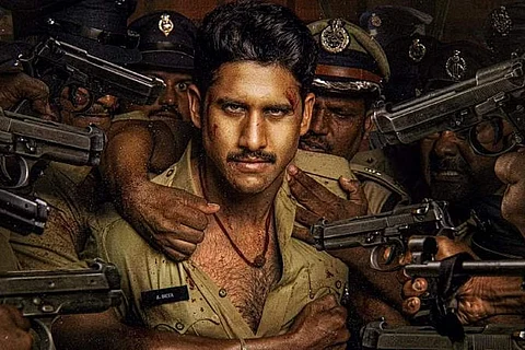 The poster of Naga Chaitanya starrer Custody. (Photo | Twitter @venkat prabhu)