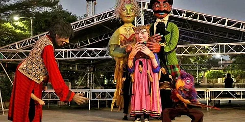 Puppet show staged in Chennai as part of Bonjour India 2022 Festival