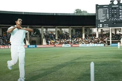 A scene from the trailer of the movie '800'