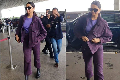 Deepika Padukone sets airport goals in co-ord set as she flies out before ‘Project K’ SDCC debut