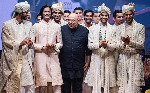 Tarun Tahiliani revealed his latest collections for Tasva at the recently-concluded 24th edition of BFW