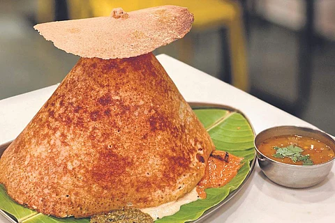 The restaurant also serves breakfast