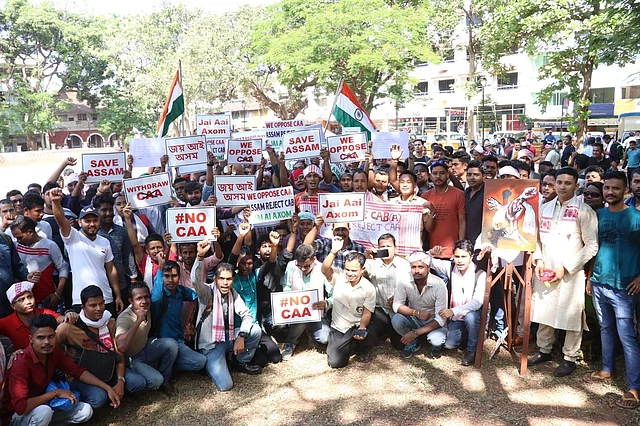 <em>A peaceful protest in Panaji (Photo: IANS)</em>