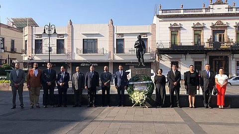 Ayuntamiento de Morelia conmemora CLXII aniversario luctuoso de Melchor Ocampo