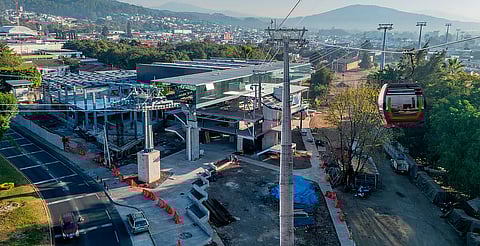 Obras del teleférico de Uruapan superan el 95 % de avance