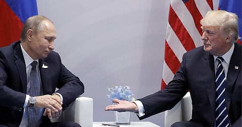 President Vladimir Putin and President trump